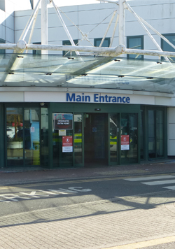 Ashford Hospital - Main Entrance.