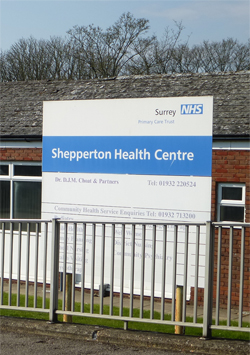 The Shepperton Health Centre.